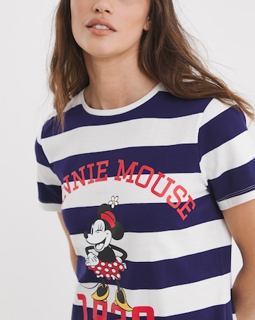 Minnie Mouse Cotton Oversized Tee Varsity Nightie