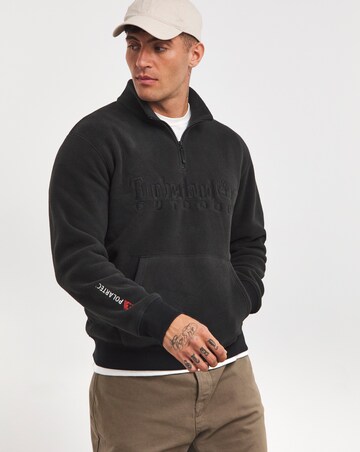 Timberland Linear Logo 1/4 Zip Fleece