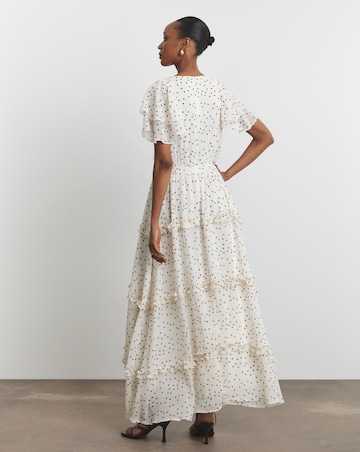 Joanna Hope Tiered Ruffle Maxi Dress