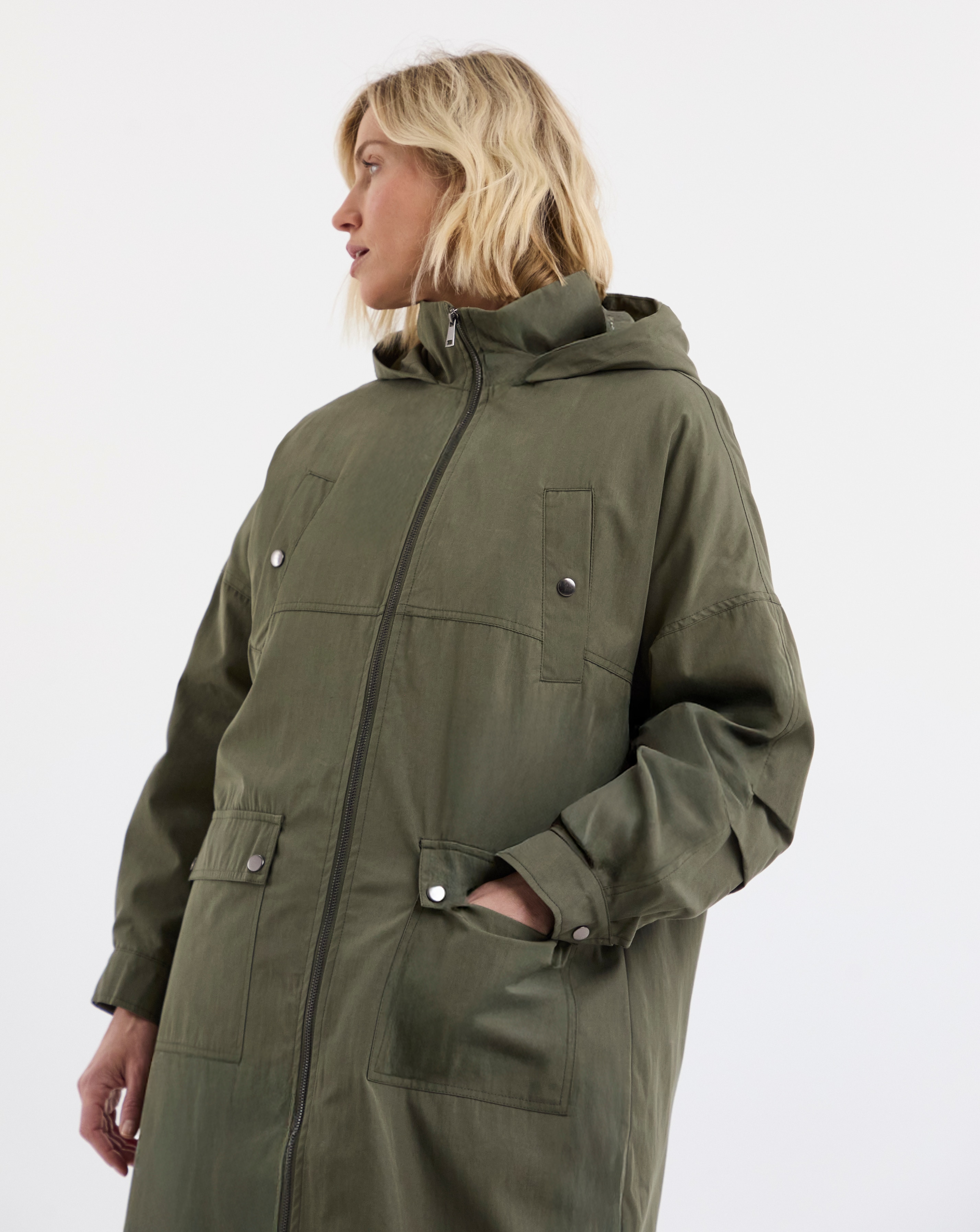 Khaki 3 In 1 Shower Resist Parka | JD Williams