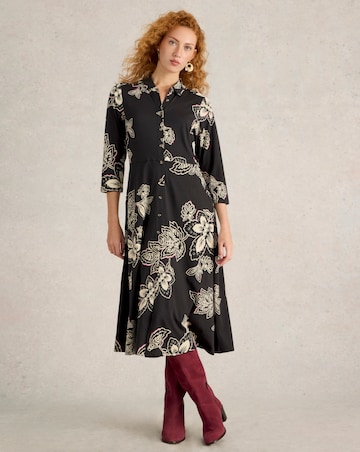 White Stuff Rua Jersey Shirt Dress