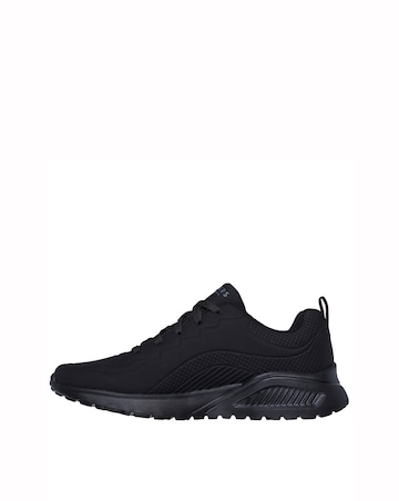 Skechers Deboss Durabuck Fashion Trainers - Black