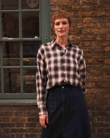 Oversized Check Shirt