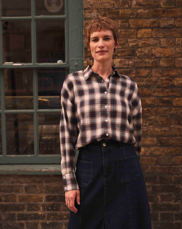 Oversized Check Shirt