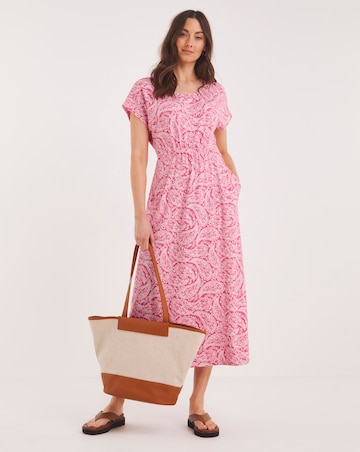 Julipa Gathered Waist Jersey Dress