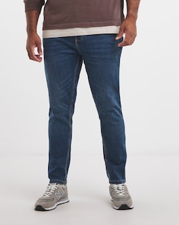 Skinny Fit Stretch Fit Jean Midwash