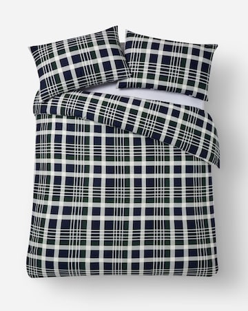 Skye Check Brushed Cotton Duvet Cover Set