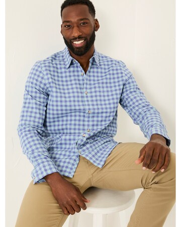 Fatface Sandy Check Shirt - Vintage Blue