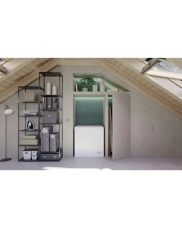 Hoover HHCH 200 ELK Chest Freezer White + Install