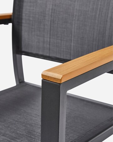 Venice Wood Look 6 Seater Dining Set