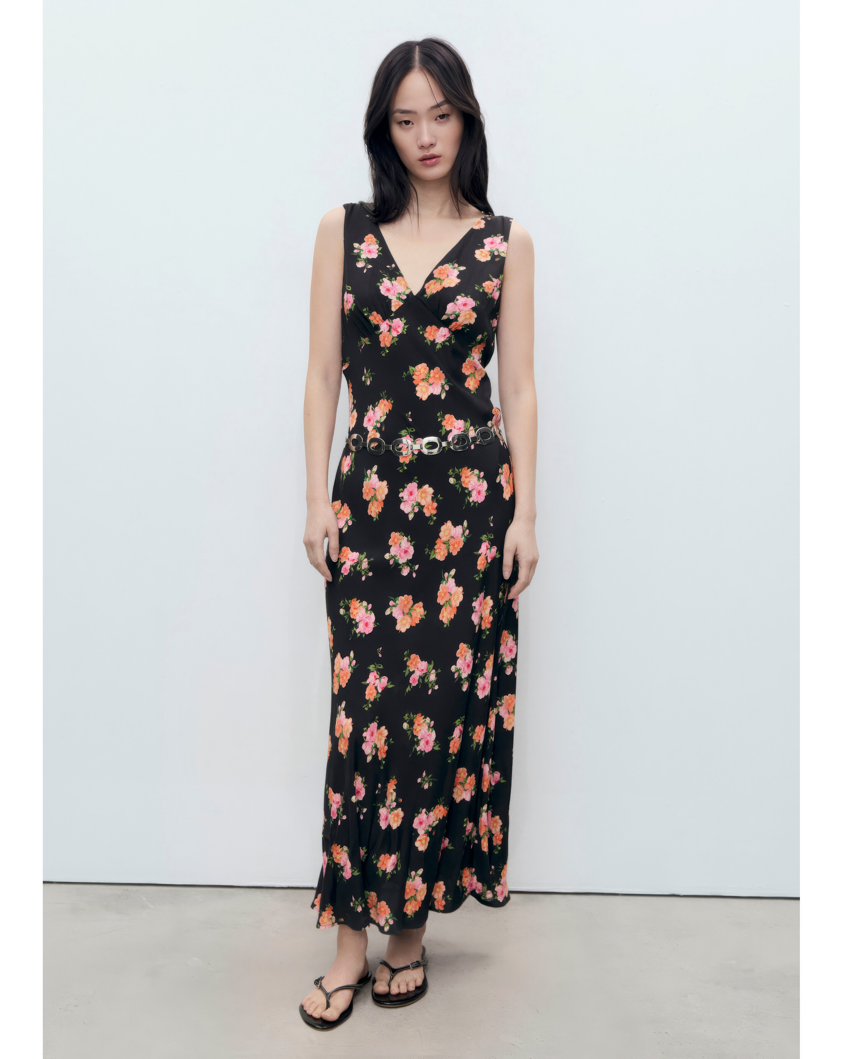 Mango Butterfly Midi Dress