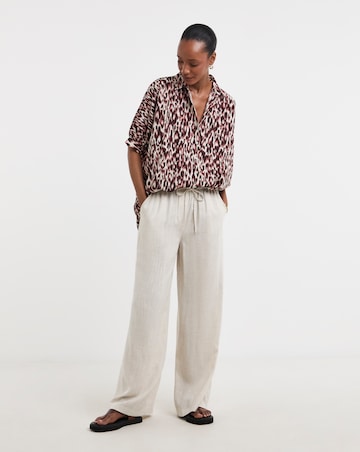 Printed Oversized Blouse