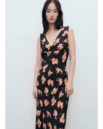Mango Butterfly Midi Dress