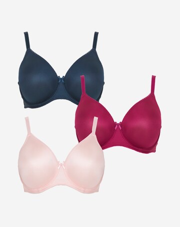 Pretty Secrets 3 Pack Claire Seamfree Wired Bras