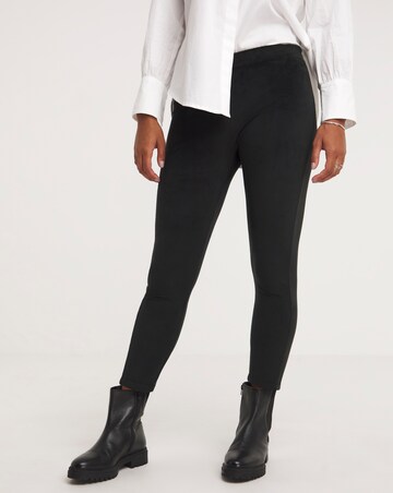 Black Super Soft Velour Leggings