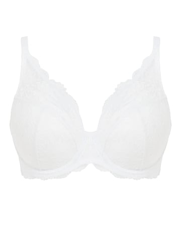 Pretty Secrets New Ella Full Cup Wired Bra (C-J) White