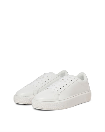 Jack & Jones Aspire Cupsole PU Trainer - White