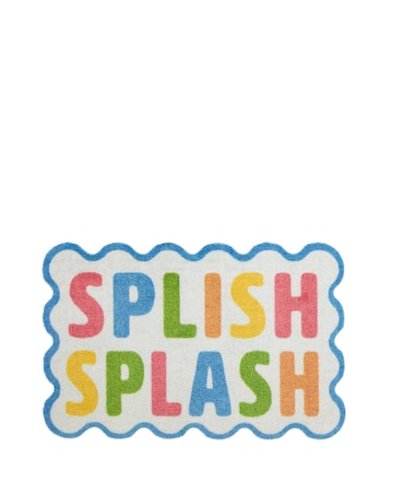 My Mat Splish Splash Printed Nylon Bathmat