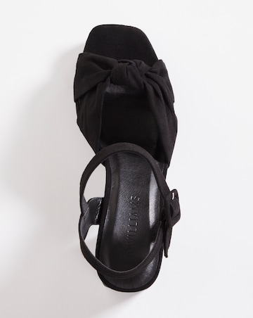 Missy Knotted Heeled Sandal EEE Fit