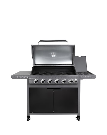 George Foreman 6+1 Burner Gas BBQ with Side Burner