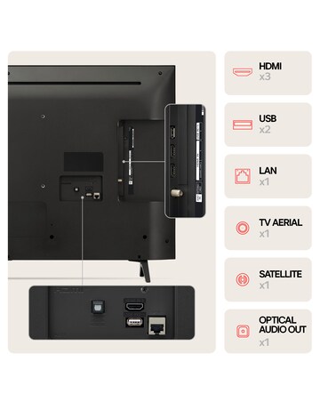 LG 43UT80006LA 43in LED 4K UHD HDR ThinQ Smart TV