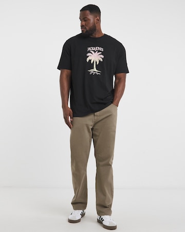 Jack & Jones Almeria Graphic T-Shirt - Black