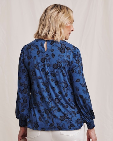 Julipa Long Sleeve Jersey Blouse