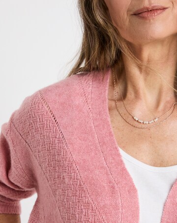 Blush Pointelle Cardigan