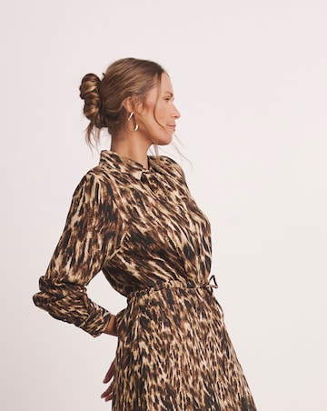 Anthology Long Sleeve Printed Maxi Dress