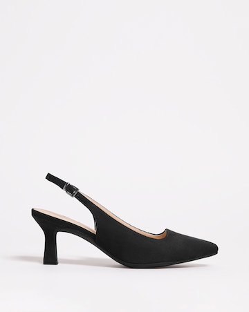 Marina Flexi Sole Kitten Heel Slingback - Extra Wide Fit (EEE)