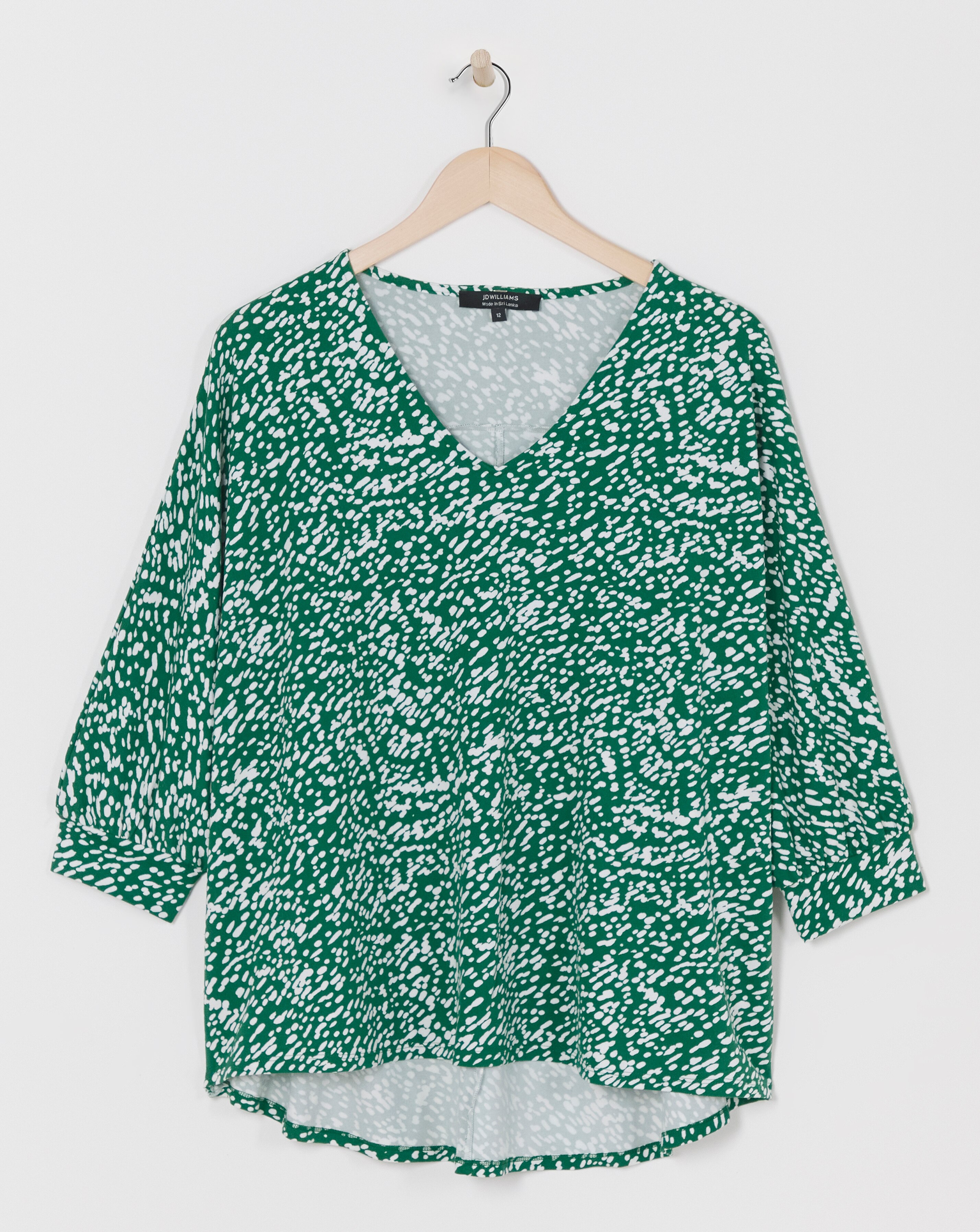 Printed Oversized Top