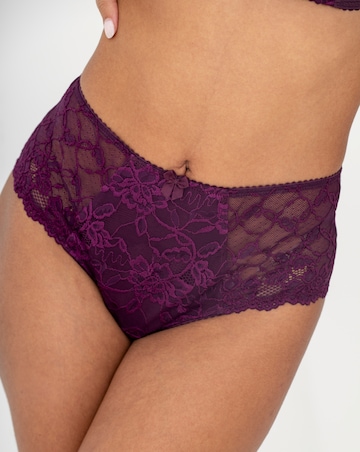 Pour Moi Rosalind High Waist Deep Knicker Plum