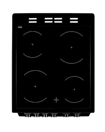 Beko KDVC563AK 50cm Electric Cooker with Ceramic Hob - Black - A/A Rated