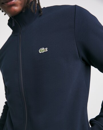Lacoste Navy Full Zip Sweatshirt