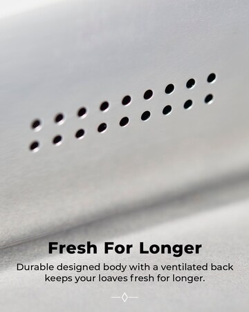 Tower Solitaire Bread Bin-White