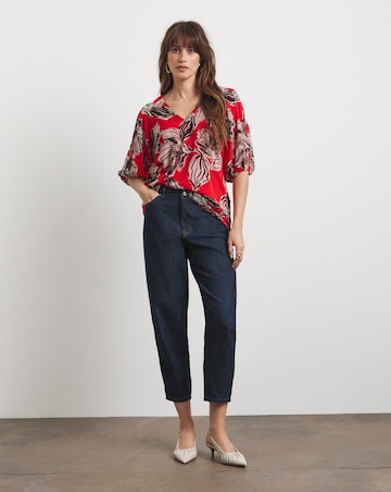 Joanna Hope Puff Sleeeve Blouse