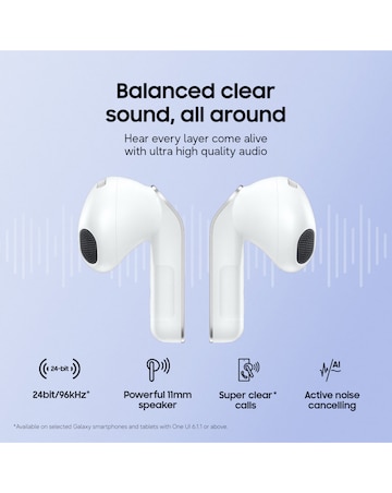 Samsung Galaxy Buds4 with Galaxy AI - Black