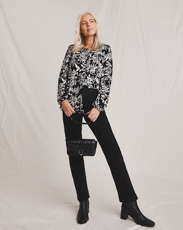 Julipa Volume Sleeve Jersey Top