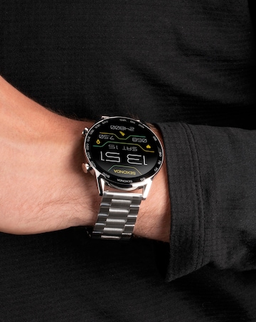 Sekonda Active Plus 45mm Stainless Steel Smart Watch