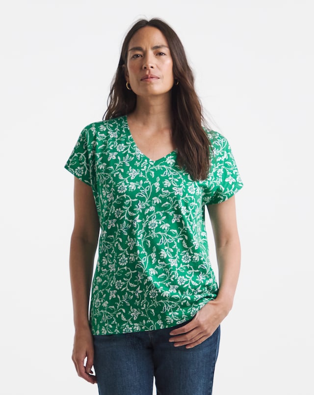 V-Neck Short Sleeve T-Shirt