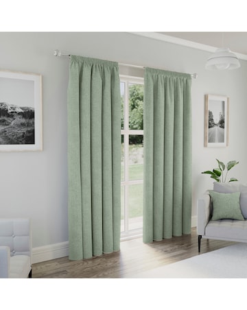Dallas Blackout Thermal Pencil Pleat Curtains