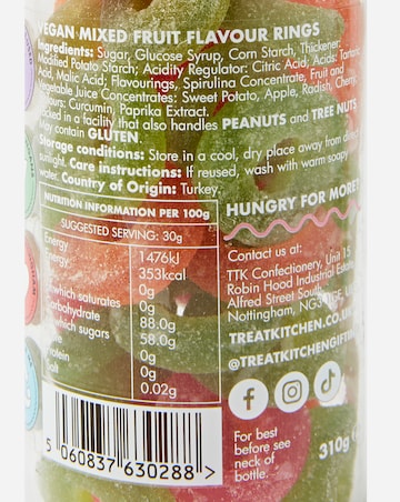 Treat Kitchen Xmas Sweet Bottles (All I Want + Happy Holidays) Duo Pack