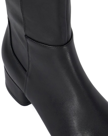 Dune Tayla Knee High Leather Boots Standard Fit