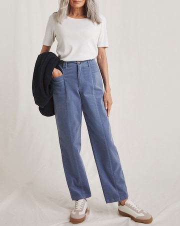 Julipa Pure Cotton Tapered Cord Trouser