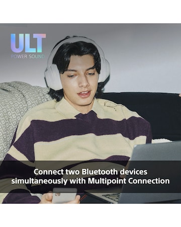 Sony ULT WEAR Wireless Over-Ear Headphones - White