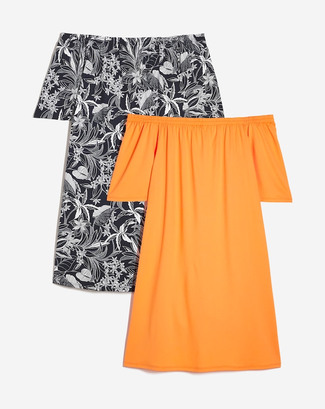 Two Pack Bardot Dress