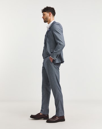 Lewis Blue Puppytooth Suit Jacket