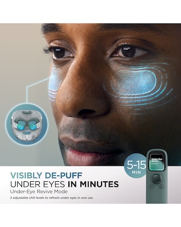 Shark Cryoglow Under-Eye Cooling + Led Anti-Ageing & Blemish Repair Mask - Sage