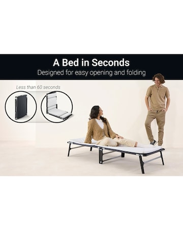 Jay-Be Compact Folding Bed with Mattress - Single