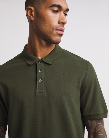 Pure Cotton Pique Polo Long